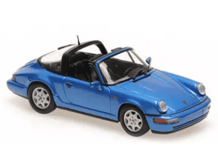 PORSCHE 911 964 CARRERA 2 TARGA BLEU METAL MAXICHAMPS 1/43°