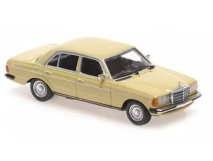 MERCEDES-BENZ 230E JAUNE BEIGE MAXICHAMPS 1/43°
