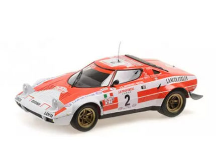 LANCIA STRATOS HF ANDRUET-BICHE #2 VAINQUEURS TOUR DE CORSE 1974 MINICHAMPS 1/18°