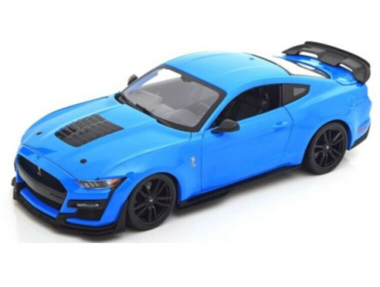 FORD MUSTANG SHELBY GT500 BLEU 2020 MAISTO 1/18°