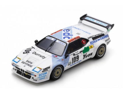 BMW M1 N°109 14ème 24H Le Mans 1984 - SPARK 1/43