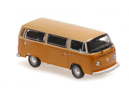 VOLKSWAGEN T2 BUS 1972 BEIGE/BROWN- MAXICHAMPS 1/43