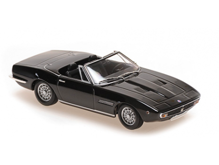 MASERATI GHIBLI SPYDER 1969 NOIR - MAXICHAMPS 1/43