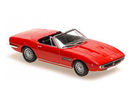 MASERATI GHIBLI SPYDER 1969 ROUGE - MAXICHAMPS 1/43