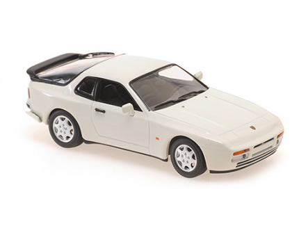 PORSCHE 944 S 1989 BLANC - MAXICHAMPS 1/43