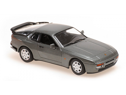 PORSCHE 944 S 1989 GREY METALLIC - MAXICHAMPS 1/43