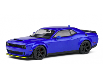 DODGE CHALLENGER SRT DEMON ELECTRIC BLEU PERLE 2018 - SOLIDO 1/43