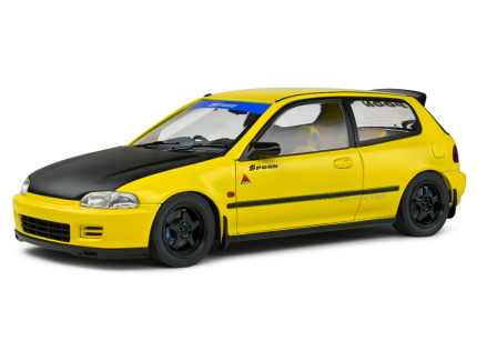 HONDA CIVIC EG6 SPOON JAUNE SOLIDO 1/18°
