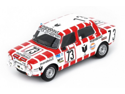 SIMCA 1000 RALLYE 2 SPA 1974 SPARK 1/43°