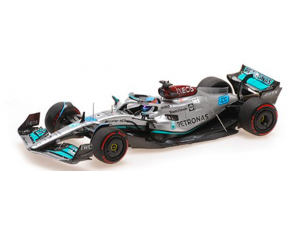 MERCEDES W13 RUSSELL POLE HUNGARORING 2022 - MINICHAMPS 1/43