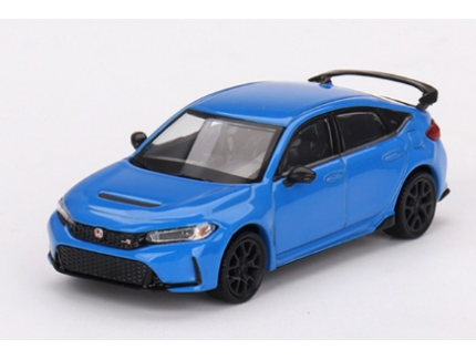 HONDA CIVIC TYPE R 2023 BLUE MINI GT 1/64