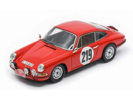 PORSCHE 911S 2.0L N°219 3rd MONTE CARLO 1967 SPARK 1/43