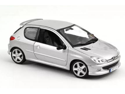 PEUGEOT 206 RC SILVER 2003 NOREV 1/18°
