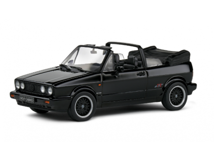 VW GOLF 1 CABRIOLET BLACK 1984 SOLIDO 1/43°