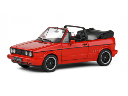 VW GOLF 1 CABRIOLET RED 1984 SOLIDO 1/43°