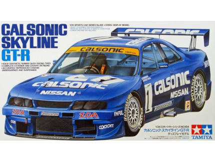 NISSAN SKYLINE GT-R R33 CALSONIC TAMIYA 1/24°