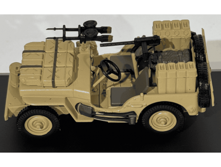 BRITISH SAS 1/4-TOM WILLYS JEEP MOTORCITY 1/43°