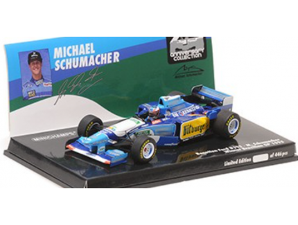 RENAULT F1 BENETTON B195 M.SCHUMACHER WINNER MONACO GP 1995 MINICHAMPS 1/43°