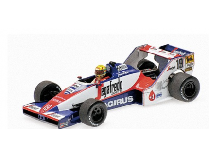 F1 TOLEMAN HART TG183B AYRTON SENNA 1984 MINICHAMPS 1/43°