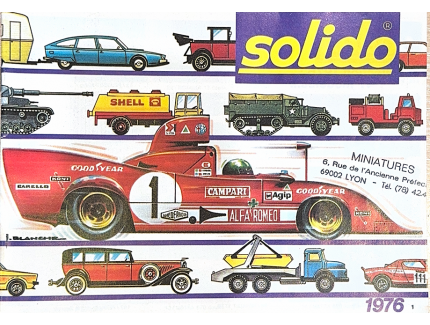 CATALOGUE SOLIDO 1976