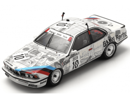 BMW 635 CSI N°10 24H SPA 1986 SPARK 1/43°