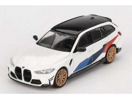 BMW M3 PERFORMANCE TOURING ALPINE LHD 2023 MINI GT 1/64°