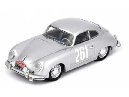 PORSCHE 356 1500 #261 MONTE CARLO RALLY 1955 SPARK 1/43°