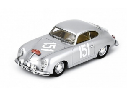 PORSCHE 356 1300 #151 MONTE CARLO RALLY 1955 SPARK 1/43°