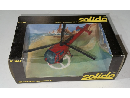 HÉLICOPTERE ALLOUETTE III SOLIDO 1/43°