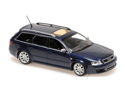 AUDI RS6 AVANT 2002 BLEU MAXICHAMPS 1/43°