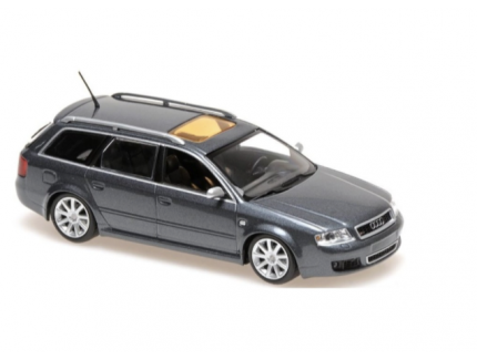 AUDI RS6 AVANT 2002 GRIS MATT MAXICHAMPS 1/43°