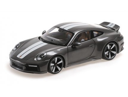 PORSCHE 911 GRIS METAL 2022 MINICHAMPS 1/18°