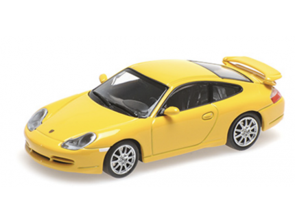 PORSCHE 911 GT3 2006 JAUNE MINICHAMPS 1/43°