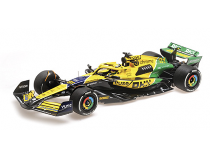 MCLAREN FORMULA 1 TEAM MCL38 OSCAR PIASTRI  2ND PLACE MONACO GP 2024 MINICHAMPS 1/18