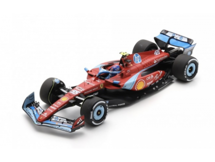 FERRARI SF24 N°55 5ème GP Miami 2024 Carlos Sainz LOOKSMART 1/18