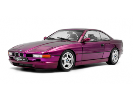 BMW 850 CSI VIOLETTE 1992 SOLIDO 1/18°