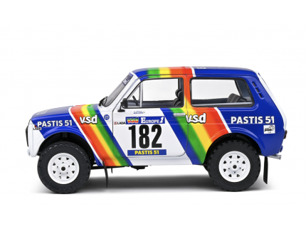 LADA NIVA PARIS-DAKAR 1984 #182 JABOUILLE/SARDOU SOLIDO 1/18