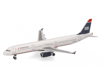 American Airlines Airbus A321 - US Airways Heritage livery - N578UW HERPA 1/500