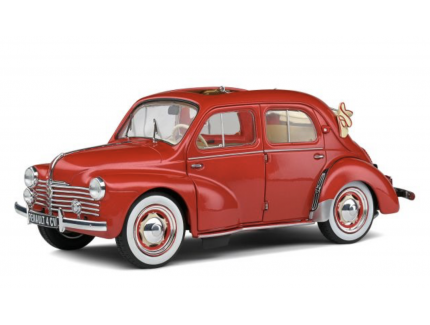 RENAULT 4CV DECOUVRABLE RED 1951 SOLIDO 1/18