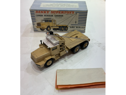 BERLIET GBO SAHARIAN OIL TRUCK DINKY 1/43