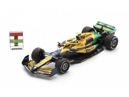 MCLAREN MCL38 N°4 Mclaren Formula 1 Team 4ème GP Monaco 2024 Lando Norris SPARK 1/43