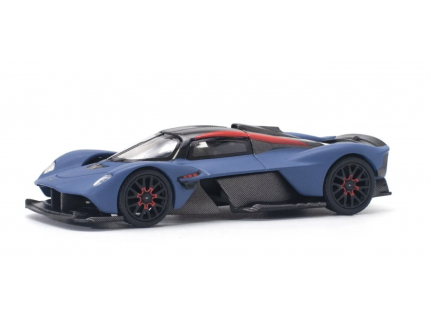 ASTON MARTIN VALKYRIE SATIN MARINA BLUE POPRACE 1/64