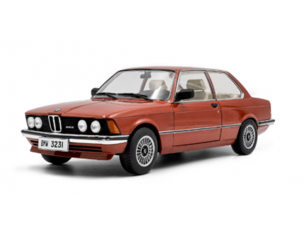 BMW 323I E21 ROUGE CHATAIGNE 1980 SOLIDO 1/18°