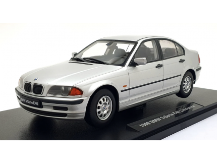 BMW 3-SERIE E46 LIMOUSINE SILVER KK SCALE 1/18