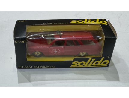 PEUGEOT 504 POMPIERS SOLIDO 1/43