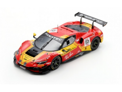 FERRARI 296 GT3 AF CORSE N°51 2nd SPA 2024 LOOK SMART 1/18°