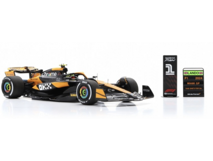 MCLAREN MCL38 N°4 Mclaren Formula 1 Team Vainqueur GP Miami 2024 Lando Norris SPARK 1/18