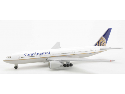 CONTINENTAL AIRLINES N78001 BOEING 777-200 HERPA 1/500