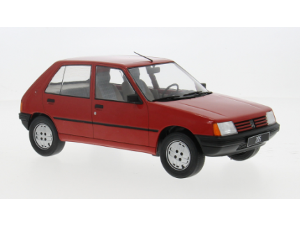 PEUGEOT 205 ROUGE 1984 5 PORTES MODELCARGROUP 1/18°