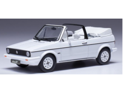 VW GOLF 1 CABRIOLET BLANCHE 1983 IXO 1/43°